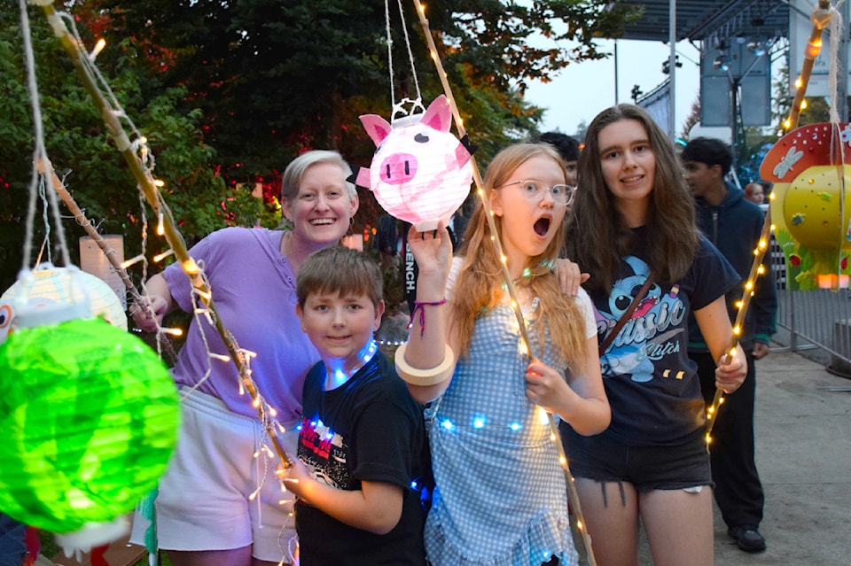 North Delta Luminary Festival lights