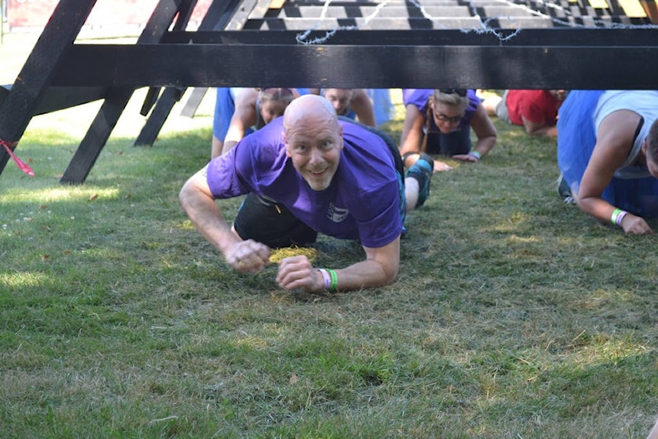 (Arnie Licas) On July 15, Cloverdale was home to Rugged Maniac, a nearly five kilometre run featuring obstacles of fire, water and fencing.