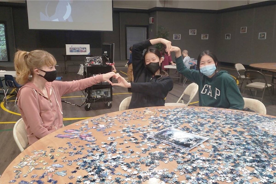 White Rock Baptist Church hosted an event Nov. 20 to try and piece together Ravensburger’s ‘Memorable Disney Moments’ puzzle. (Contributed photo)