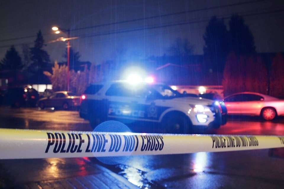Delta Police are investigating a fatal shooting at a residence in the 11800-block of 92nd Avenue in North Delta. The shooting, which police believe to be targeted, happened around 2:05 a.m. on Friday, Feb. 4. (Shane MacKichan photo)