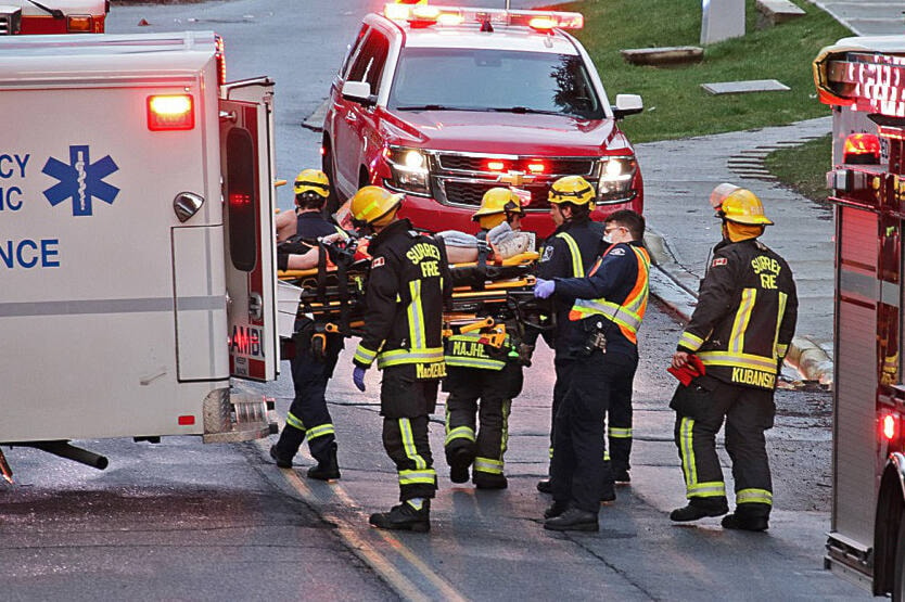 Emergency crews responded to a report of an ATV crash Tuesday evening (March 22) in Surrey. (Shane MacKichan photo)