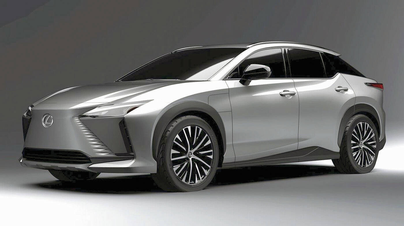 The Lexus RZ 450e is expected to receive a more robust version of the available front and rear electric motors in the related Toyota bZ4X. PHOTO: LEXUS