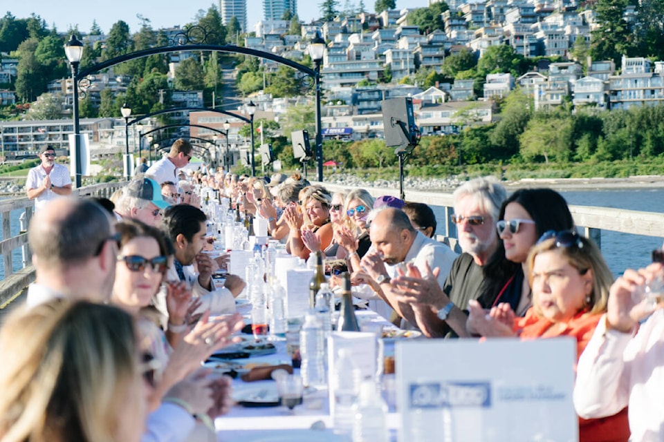 The Picnic on the Pier event, held Thursday, Aug. 4, raised $100,000 for Peace Arch Hospital. (Contributed photo)