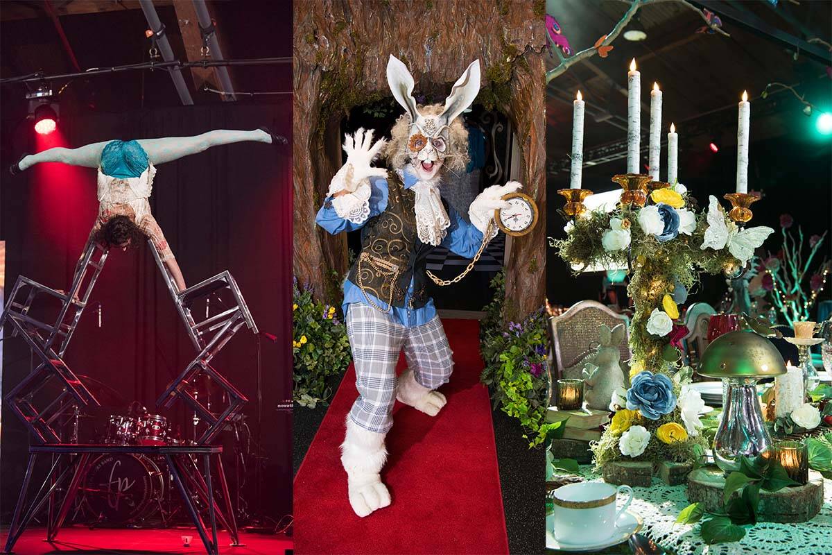 2023 Peace Arch Hospital Foundation Gala raised a whopping $1.5 million - breaking a previous fundraising record. This years theme was Alice … Curiouser Curiouser, a tribute to Alice in Wonderland. (Contributed photo - Brian Dennehy)