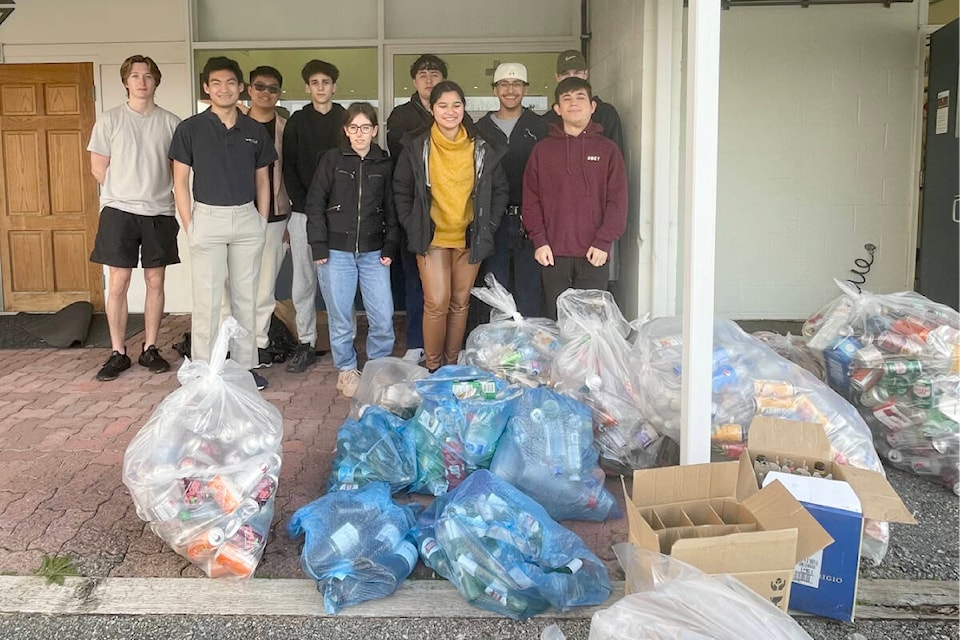 PHOTOS White Rock Grade 12s earn sustainability win for recycling