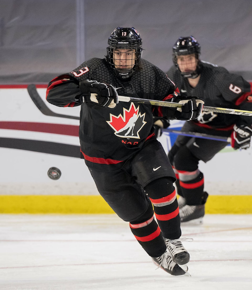 Surrey s Jordan Gavin to wear Team Canada hockey jersey at Hlinka Gretzky Cup North Delta Reporter