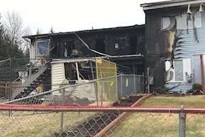 Fire crews contain house fire on Widgeon Street in Kitimat
