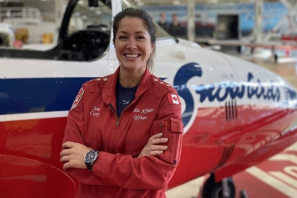 Capt. Jenn Casey died in a crash just outside of Kamloops, B.C., on May 17, 2020. (CF Snowbirds)