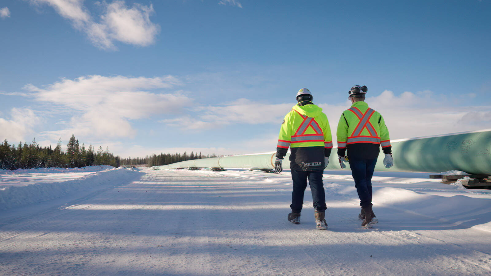 Since arriving in Canada, Aws has felt the support from his community in Burns Lake, B.C., and from all of his team members at Coastal GasLink and Michels Canada.