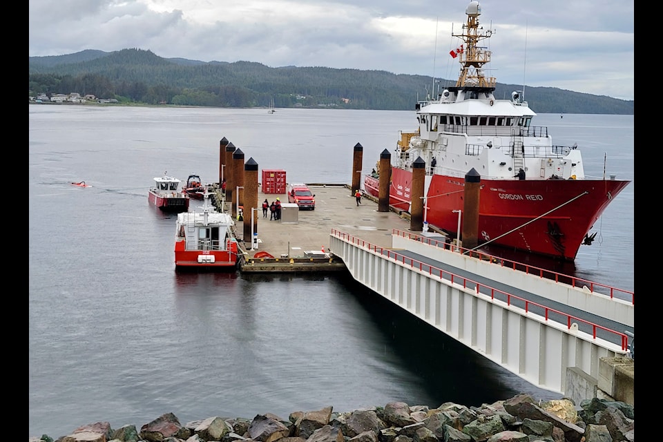 The Canadian Coast Guard will begin oil removal operations in mid-October from the M.G. Zalinski shipwreck in Grenville Channel. Photo: Submitted DFO