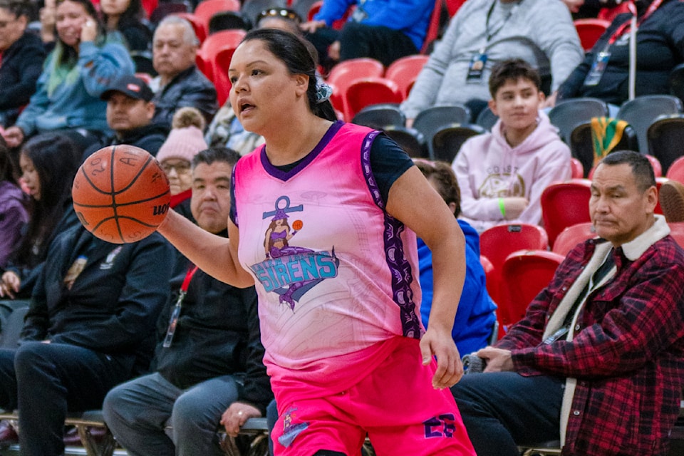 The Kaien Island Sirens went undefeated en route to winning the first ever Women's Masters division final at the 2025 All Native Basketball Tournament in Prince Rupert Feb. 15.