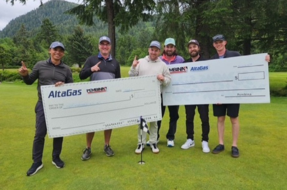 The winners of the 2025 Propane Cup on July 5 were First Place Swing Shack, left, and Second Place Rupert Cleaners.