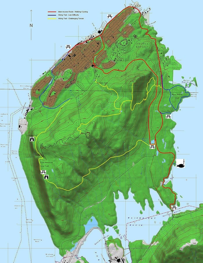 Back Country Society map