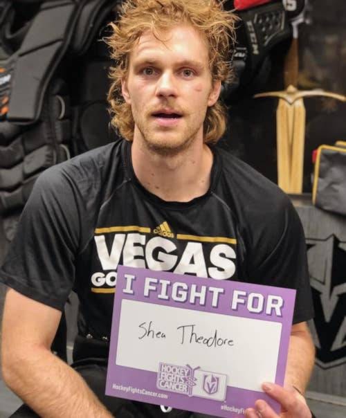 Hockey fights best sale cancer golden knights