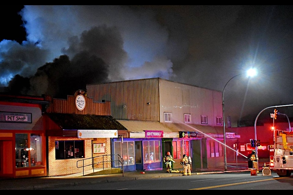 Prince Rupert Fire Rescue Department attended a fire in the 600 block of Second West in Prince Rupert on Oct. 5. (Photo: K-J Millar/The Northern View)