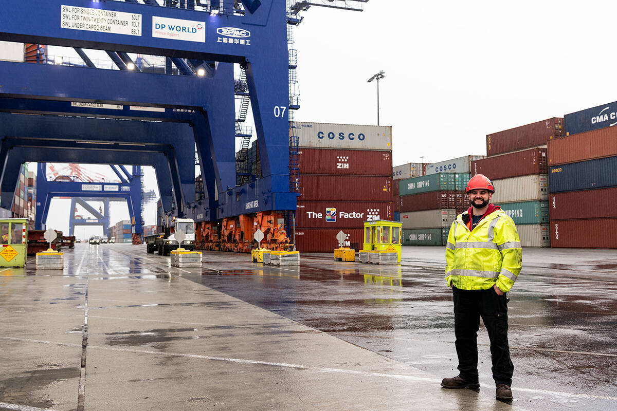Kendal Standring is an Operations Foreman at DP World-Prince Rupert Fairview Container Terminal.