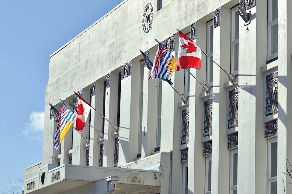 30162376_web1_210603-PRU-City-flags-truth-and-rec.-Flags-at-Prince-Rupert-City-hall_1