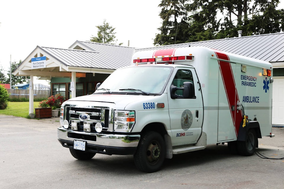 30384940_web1_220901-PRU-HGO-paramedic-shortage-Haida-Gwaii-Nuxalk-Minister-Adrian-Dix-Port-Clements-ambulance_1