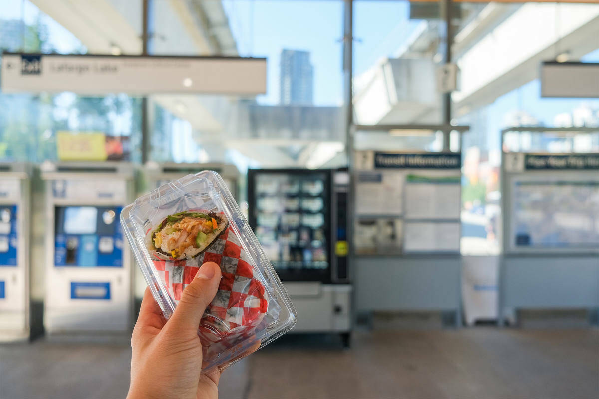 Sushi on the SkyTrain? Vending machines coming to Metro Vancouver