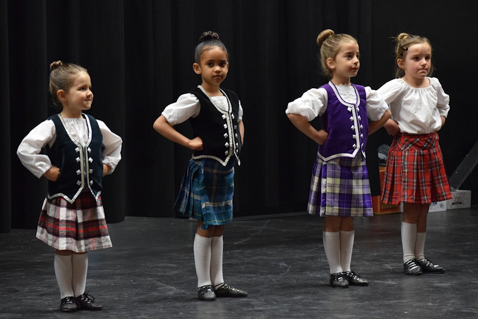 Mount Waddington Highland dancers perform at Celtic Celebration on June 1. 