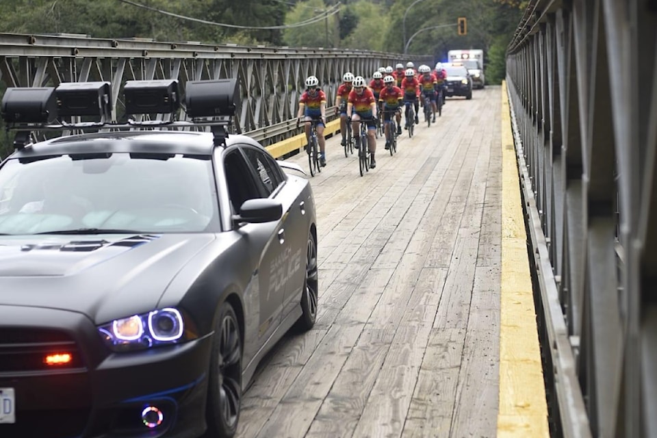 Tour de Rock arrives in Sayward. (Tour de Rock social media photo)