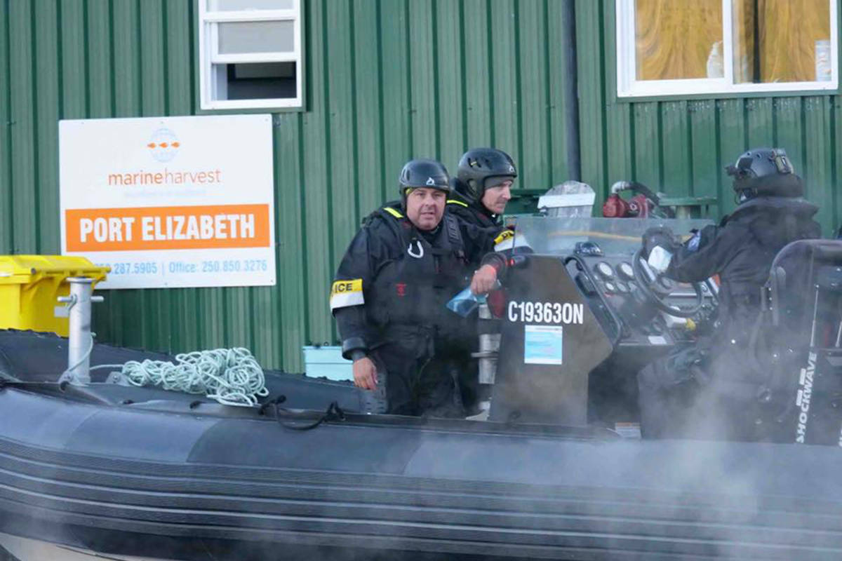 RCMP set record straight on role in fish farm dispute in Alert Bay/Port Elizabeth