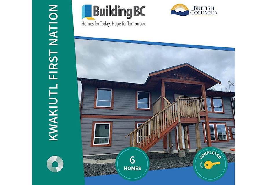 6 new on-reserve homes now open for Kwakiutl First Nation elders