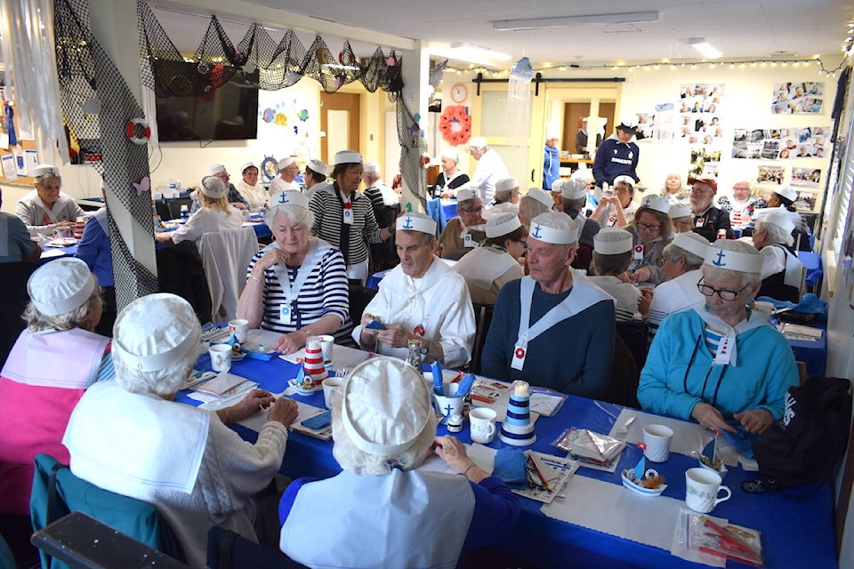 Seniors enjoying the nautical themed event on Thursday, Nov. 10. (Tyson Whitney - North Island Gazette)