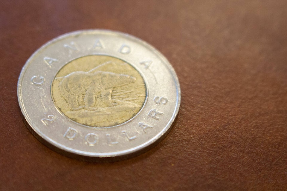 The $2 toonie coin is in use around Canada. Previously, Canada had a $2 banknote. What colour was this banknote? (Keili Bartlett / The Northern View)