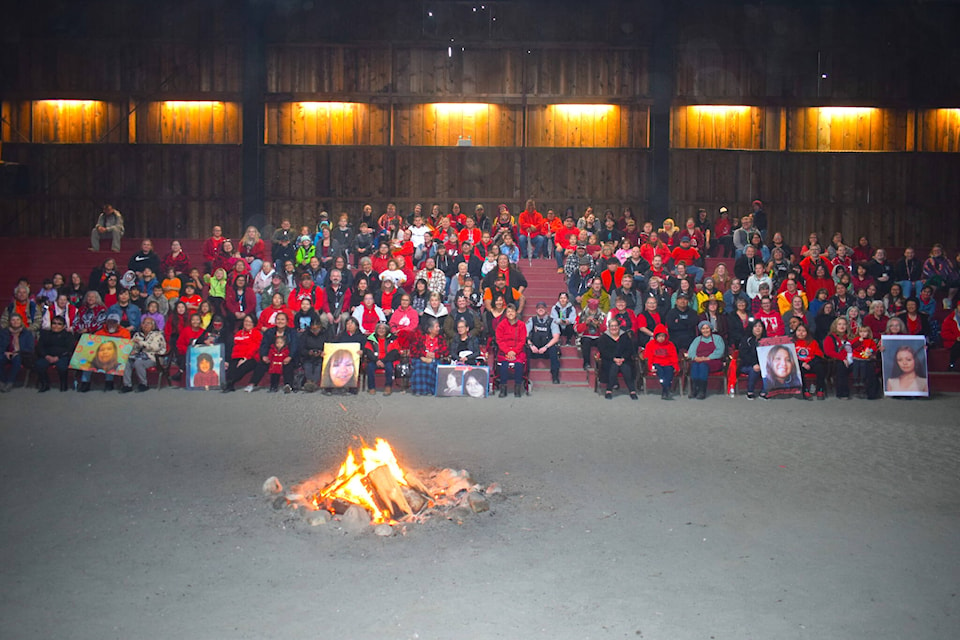 The Kwakiutl First Nation hosted a gathering at their Gukwdzi in Fort Rupert on Red Dress Day, May 5, to remember, educate, and raise awareness for all the women, girls, men, boys, and two-spirited that have gone missing. See the full story and photos on page nine. (Tyson Whitney - North Island Gazette)