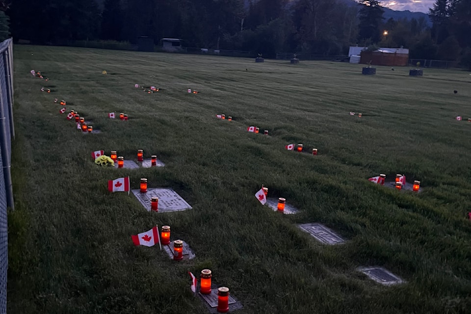 The Barriere Royal Canadian Legion branch #242 hosted a D-Day remembrance ceremony at the Barriere cemetery on June 6 to honour 70 local veterans in a candlelight vigil. 