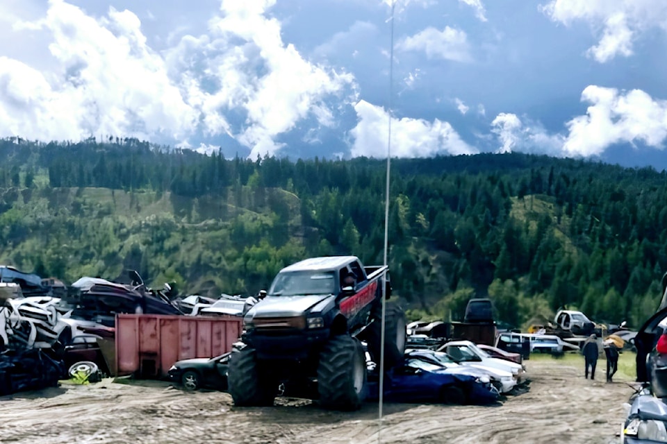 On June 16 Donny Kleinfelder of Barriere Towing and the Backroad Truckers TV show hosted an invitation only Monster truck crusher at his yard for Father's Day.