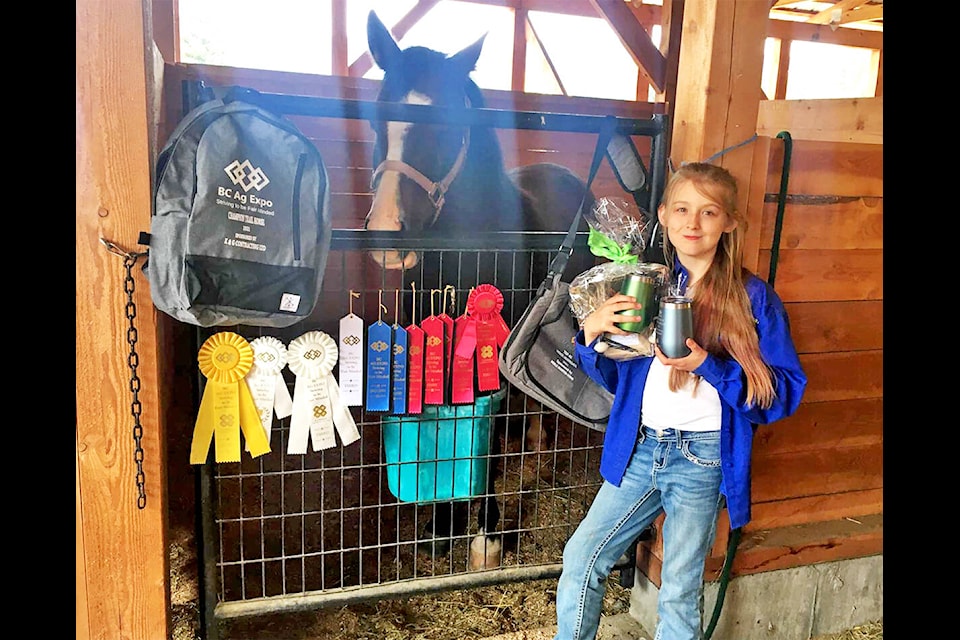 Yellowhead 4-H members were successful in many divisions at the 2021 BC Ag Expo held at the North Thompson Agriplex in Barriere, B.C. (Yellowhead 4-H photo)