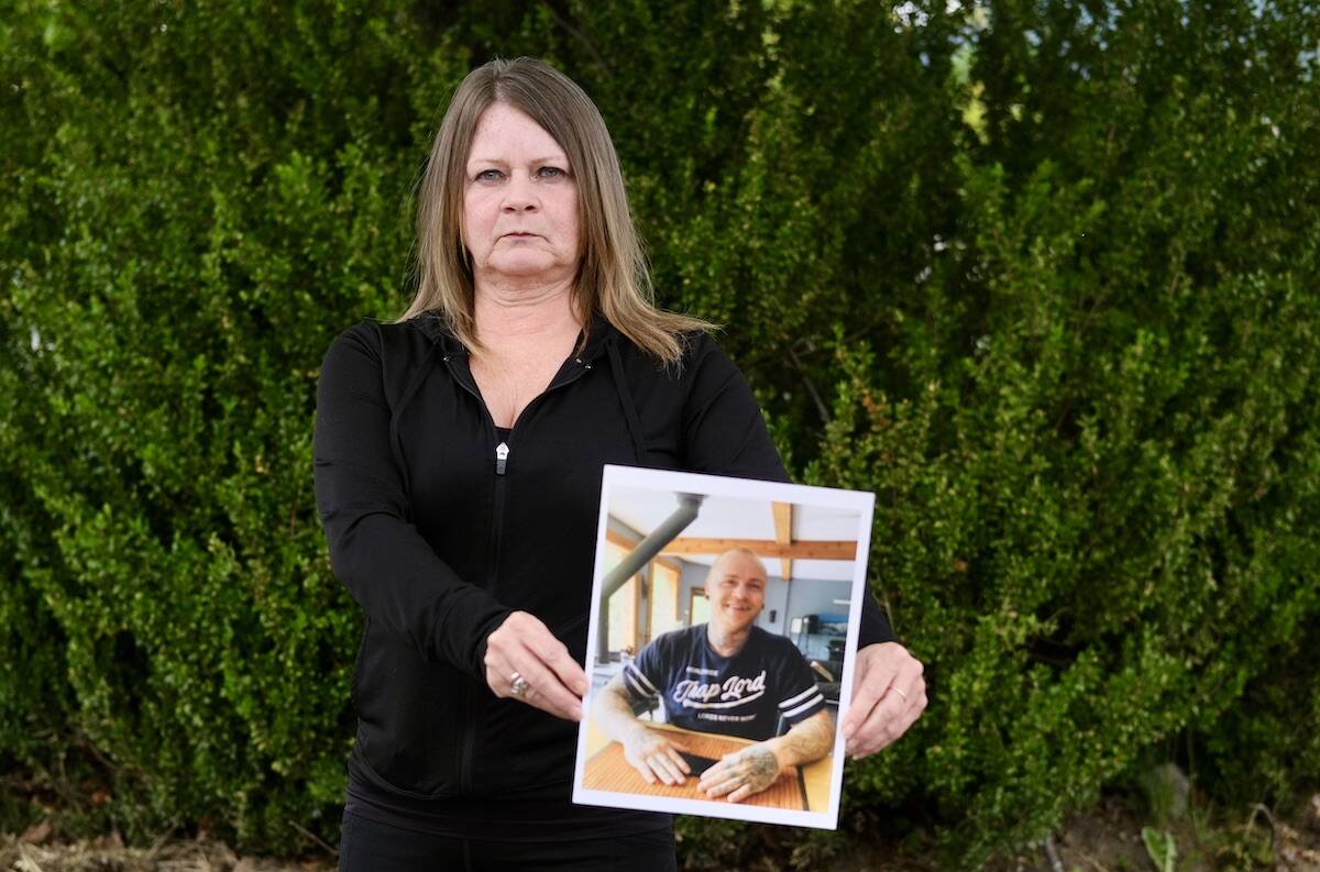 Cory Westcotts mother Dee Zacher in June 2022. She has spent nearly two years looking for her son. Photo: Bill Metcalfe