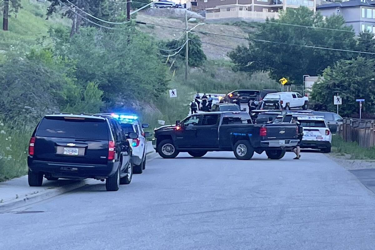 Police at home on Garroway Place, June 27. (Gary Barnes/ Capital News)
