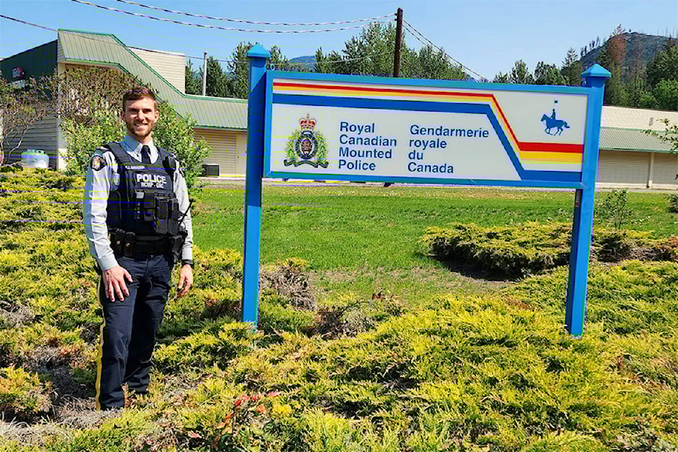 Cpl. Kyle Camalush, detachment commander of the Barriere RCMP.