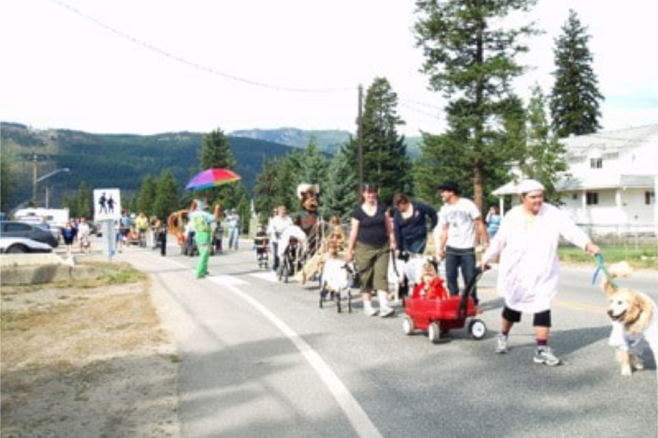 From our archives 2013 - Always a crowd favourite is the annual family parade held on the Sunday of the Labour Day weekend. Participants make their way from Barriere Secondary to the Fall Fair grounds seen here in 2013.
