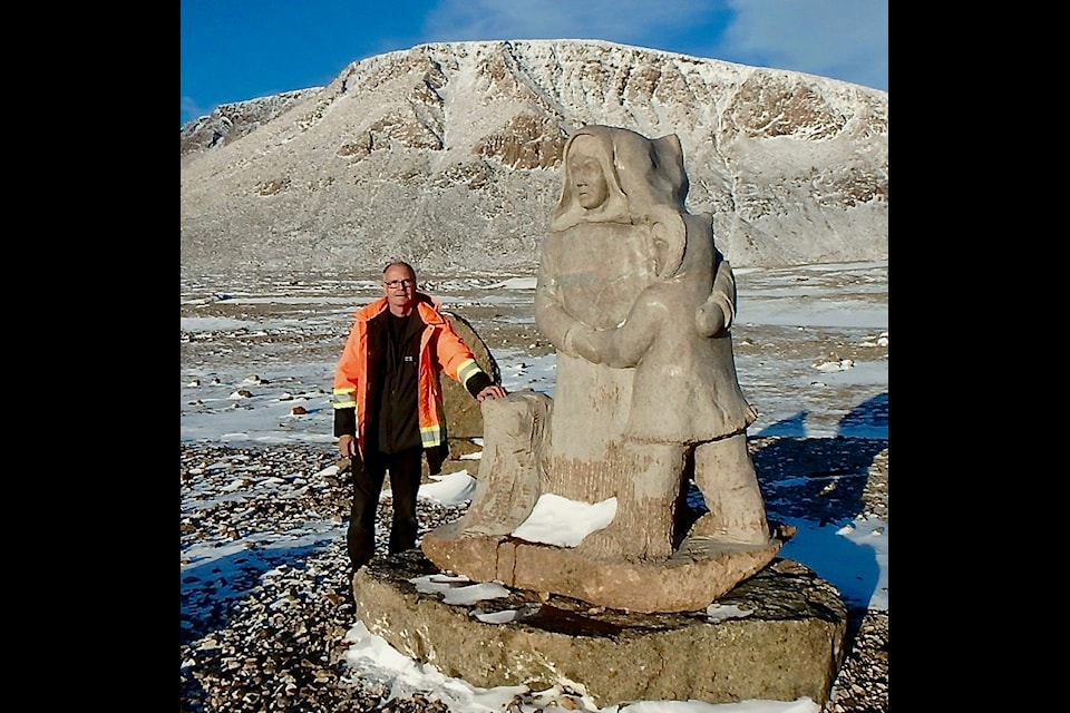 Klaus Dohring, president of Green Sun Rising Inc. of Windsor, Ont., is preparing to install a second set of solar panels in Grise Fiord, the northernmost public community in Canada. Photo courtesy of Klaus Dohring, Green Sun Rising Inc.        