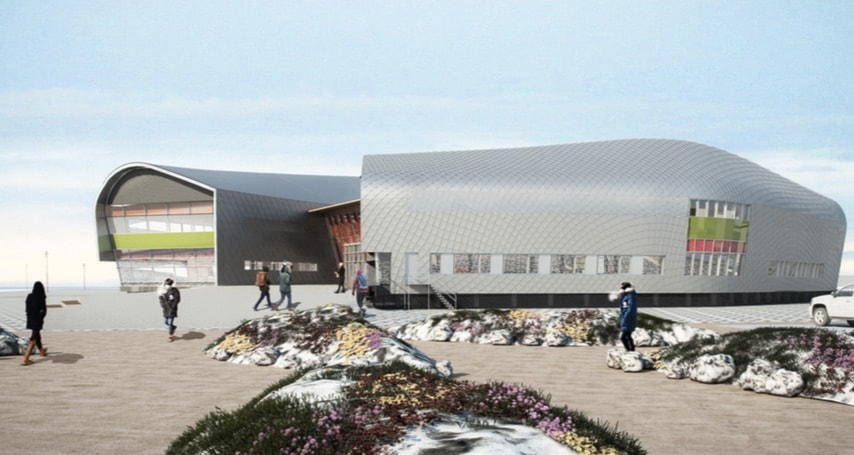 Rendering of proposed performing arts centre
