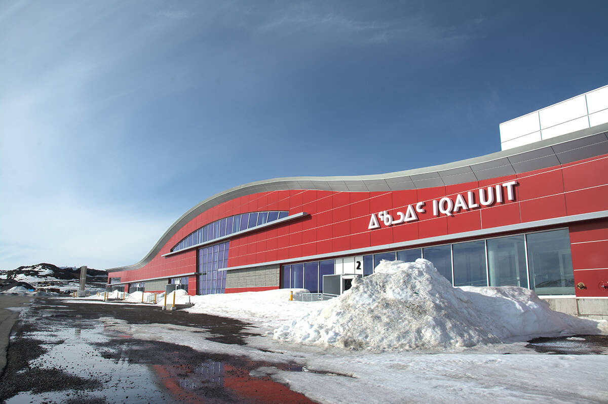The Iqaluit International Airport is one of many examples of infrastructure projects where all building materials were transported by NEAS in Nunavut.