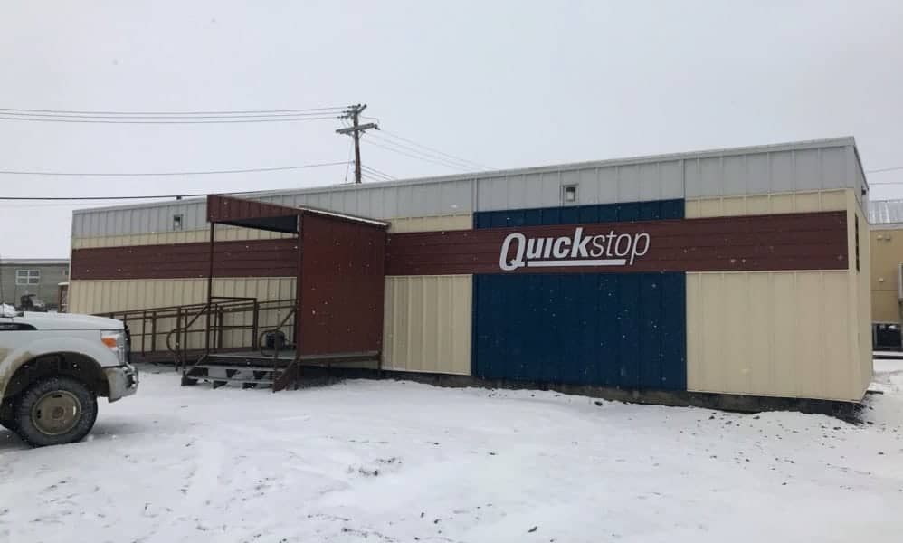 This ATCO trailer in Iglulik is the new model for the North West Company's QuickStop convenience stores. It was the first one scheduled to be in business, as of Sept. 29. In the coming weeks, the North West Company also plans to open convenience stores in Pond Inlet, Naujaat, Gjoa Haven and Cape Dorset. The retailer has also purchased the Kitnuna Pharmacy in Cambridge Bay from the Kitikmeot Corporation. photo courtesy of the North West Company