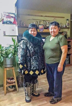 Liza Ningiuk - submitted by daughter Susie Qaunaq<br /> Grise Fiord<br /> My mom Liza Ningiuk from Grise Fiord. She made my parka and kamiks.