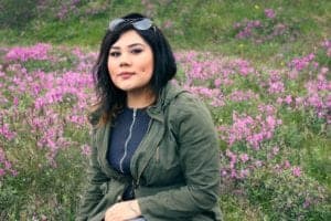 Iglulik's Angela Amarualik will release her self-titled debut album in Iqaluit on Nov. 16. She wrote or co-wrote all seven of the tracks. photo courtesy of Angela Amarualik