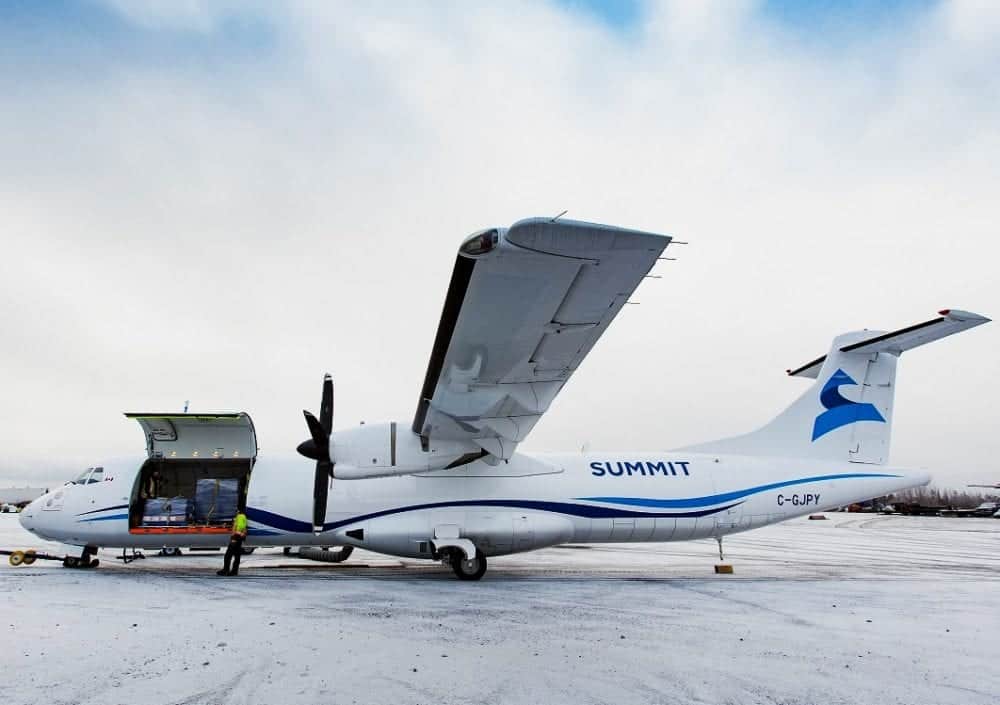 At a bid of $1.75 million, Summit Air, with its fleet of cargo planes, was the successful bidder on the GNWT's airlift contract for Cambridge Bay, Kugluktuk and Paulatuk. photo courtesy of Summit Air