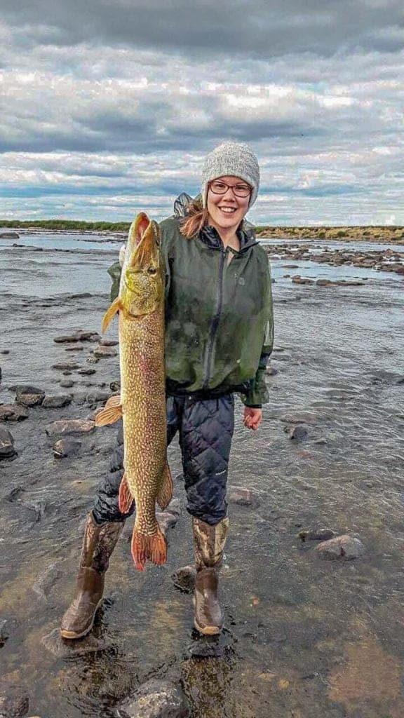 **WINNER**<br /> Photo courtesy of Bridgette Aulatjut, Arviat.<br /> Summer 2017 - while trying to catch a bigger fish than my husband, I caught this fish south of Arviat!