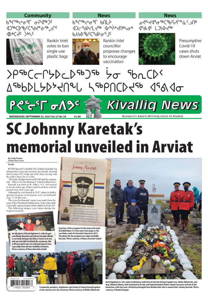 Kivalliq News Sept 22