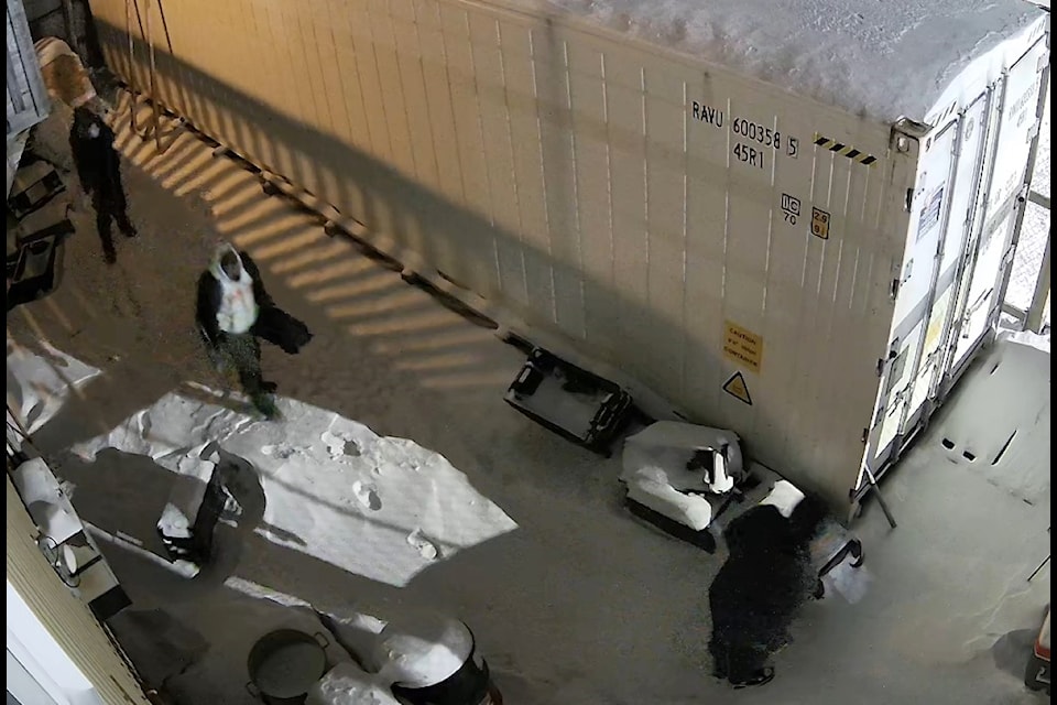 The Iqaluit  are seeking the public's assistance in identifying suspects accused of breaking into the city's Hunters and Trappers Association property. Photo courtesy of the 