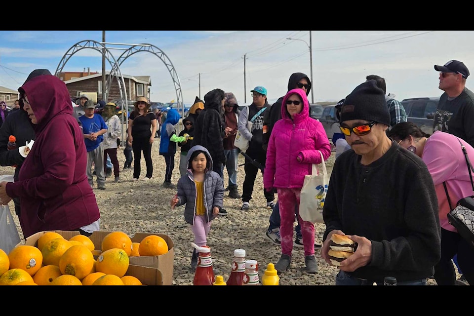 Happy Nunavut Day! Cambridge Bay residents were treated with a great barbecue held at Itqaumavik Park on Tuesday,  July 9. Navalik Tologanak/NNSL photo