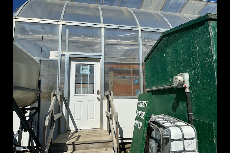 The Iqaluit Community Greenhouse Society's greenhouse on Federal Road.
