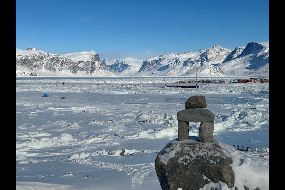A view of Pangnirtung and Cumberland Sound. Kira Wronska Dorward/ϳԹ photo